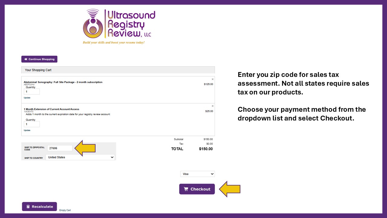 Extending your subscription step 3